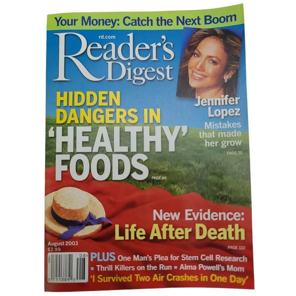 Readers Digest Magazines 34 Issues 2003 - 2009 Vintage Celebrity Health Politics